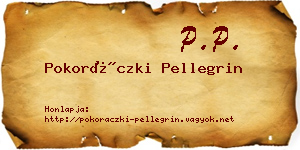 Pokoráczki Pellegrin névjegykártya